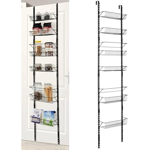 GiantexUK 6 Tier Over Door Storage Basket Cover
