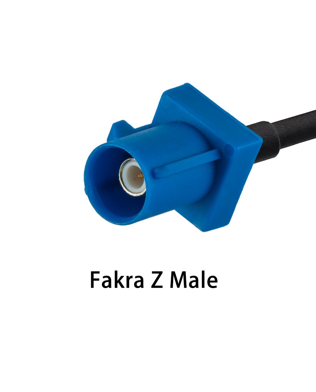 Vecys Câble Fakra C Femelle Vers Fakra C Femelle Bleu RG174 15cm - Extension Antenne GPS Pour Autoradio