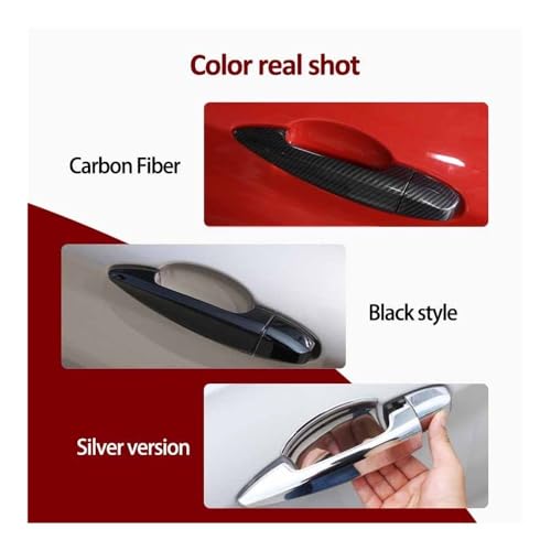 Couvercle poignée porte chromé Clio 3 protection anti-rayures auto - 8
