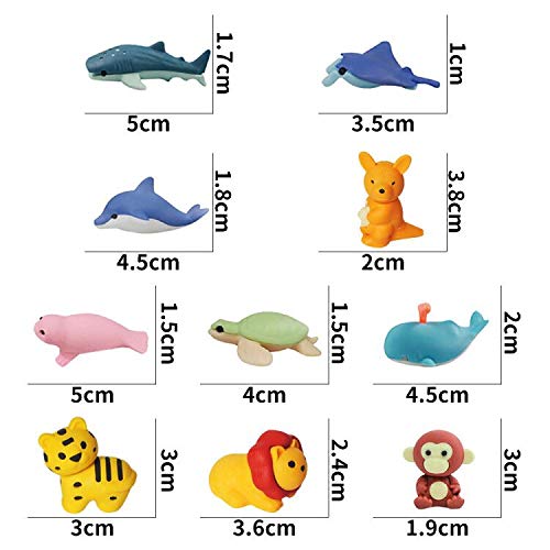 Animal Erasers Bulk Kids Pencil Erasers Puzzle Eraser Toys Mini Novelty Erasers For Party Favors, Classroom Rewards, Games Prizes, Carnival Gifts And School Supplies (62) #TOP5