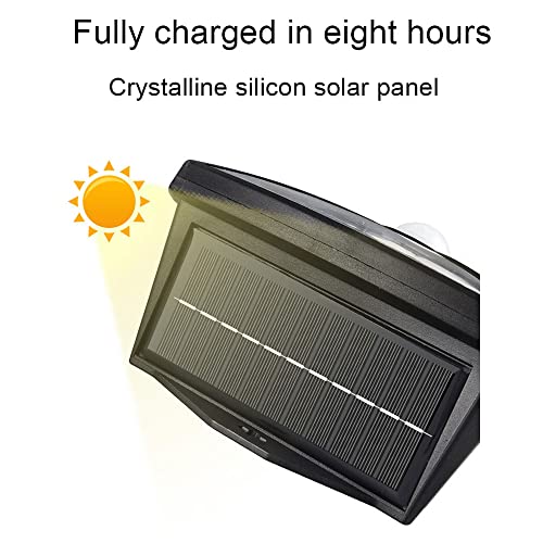 Aplique de pared impermeable solar para iluminar accesos oscuros del jardín sin cables 3