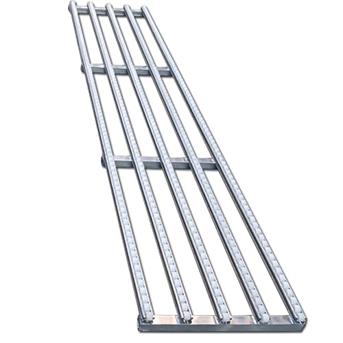 YJEUZCD Light-Duty Gravity Conveyor, Unpowered Roller Conveyor Slides, ABS Plastic Roller Stainless Steel Frame, Transportation Barreled Water Cartons Beverages Unloading Pulley ( Color : Silver-(W)50