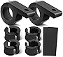 Nilight - 90027B 2PCS LED Light Bar Horizontal Bar Clamp Mounting Kit Fit on 0.75' 1' 1.25' Bull Bars Roof Racks Roll Cages for ATV UTV and Trucks, 2 Years Warranty