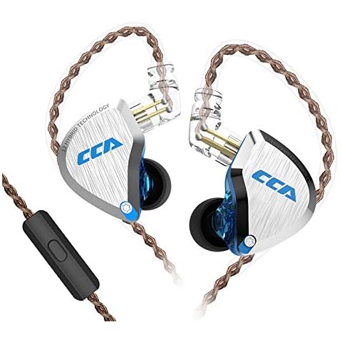 CCA C12 Earbuds IEM 5 Balanced Armature and 1 Dynamic Hybrid Drivers Earphone Bass Stereo Headphone Cover