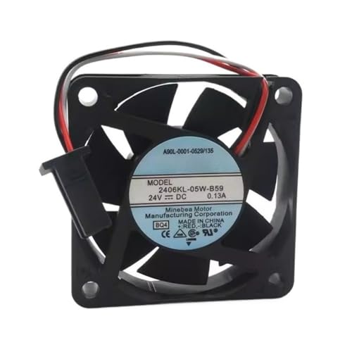Ventilador Fanuc 2406KL-05W-B59 24V 0.13A A90L-0001-0529 para sustitución industrial