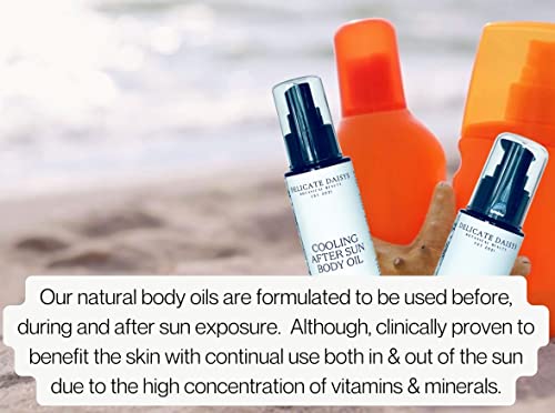 Delicate Daisys Botanical Beauty Colloidal Gold Infused Glimmer Tanning Body Oil 3.4 Fl Oz | Natural, Organic. Vegan & Cruelty-Free #TOP4