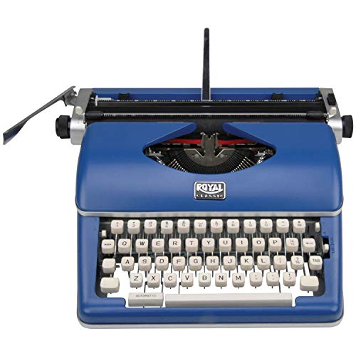 Royal 79106B Klassische manuelle Schreibmaschine, Blau