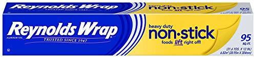 Reynolds Wrap Non-Stick Aluminum Foil, 95 Square Foot Roll (Value Pack)