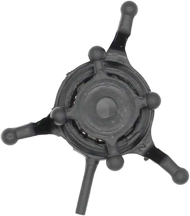 KingVal Replacement Canopy Landing Gear Swashplate Propeller Rotor Clip Main Gear Pull Rod RC Spare Parts Combo Compatible with WLtoys XK K110S RC Helicopter