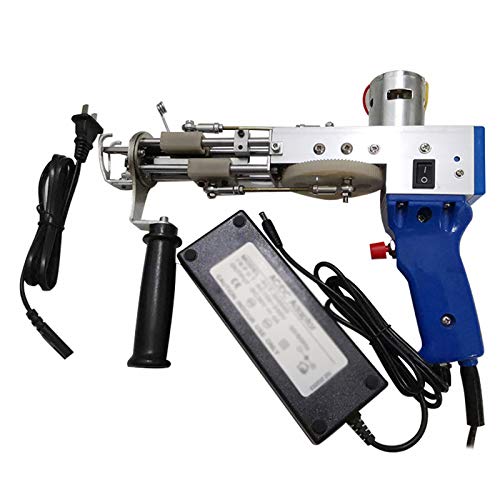 TWSOUL Tufting Gun, Electric Carpet Tufting Gun, Carpet Weaving Flocking Machine, Rug Tufting Gun with 5-40 Stitches/Sec (Adjustable) 100V-240V (Cut Pile)
