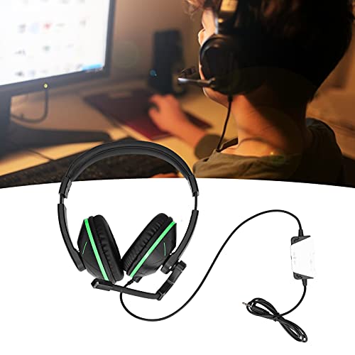 Fone de ouvido com fio para graves para jogos, Quick Boom Lift Mute Function Fones de ouvido para jo