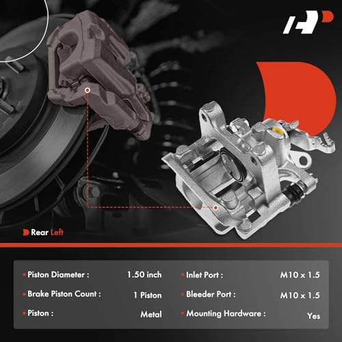 A-Premium Rear Left Driver Disc Brake Caliper with Bracket by A-Premium - Image 2