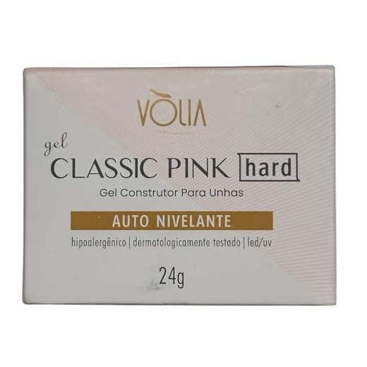 Gel Led Uv Alongamento Para Unhas, Classic Pink 24g, Vòlia