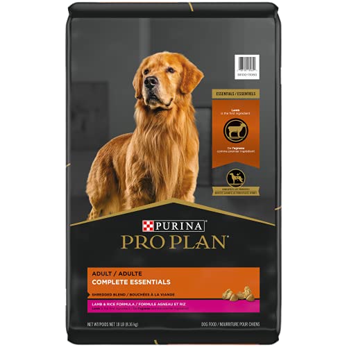 Image of Purina Pro Plan High Protein Dog Food With Probiotics for Dogs, Shredded Blend Lamb & Rice Formula - 18 lb. Bag