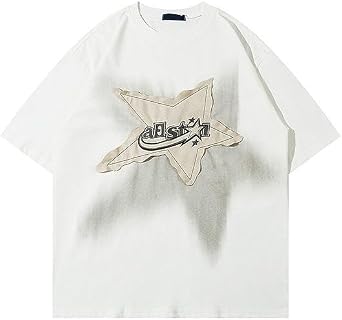 Graphic Tees Men Y2k Oversized T Shirts Women Vintage Tees Summer Tops 90s Grunge Short Sleeve Streetwear Unisex