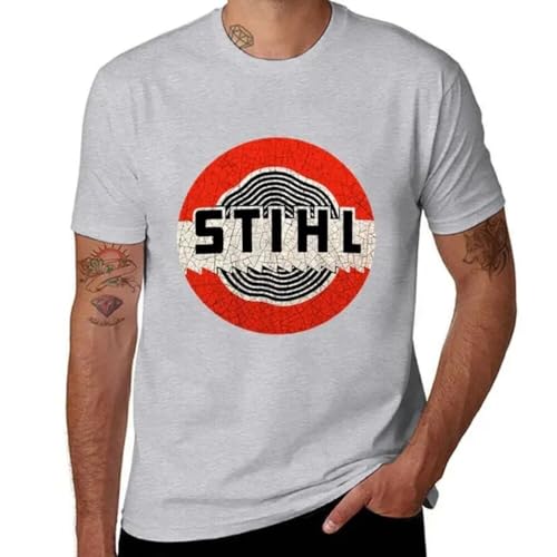 AMdeTUNS Vintage American Chainsaws T-Shirt Short t-Shirt Graphics t Shirt t-Shirt Big And Tall t Shirts for Men White XL