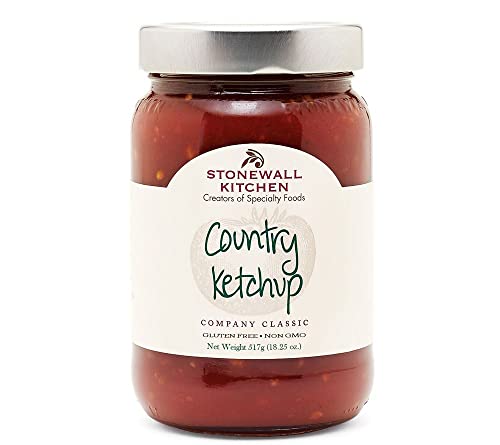 Country Ketchup von Stonewall Kitchen (517 g) - Gourmet-Ketchup mit großen Tomatenstückchen - besonders lecker zu Burgern, Pommes, Steak, Currywurst & Co Cover