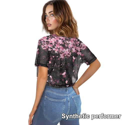 Image of Womens Short Sleeve Bolero Shrug Open Front Knit Cropped Cardigan Shoulder Cover for Dress Cute Casual Knit Cover Up