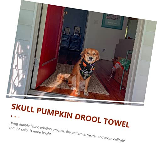 POPETPOP 2 Peças Saliva Cachecol Decorativo Para Gatos Fantasma Abóbora Duplo Adoráveis ​​Babadores