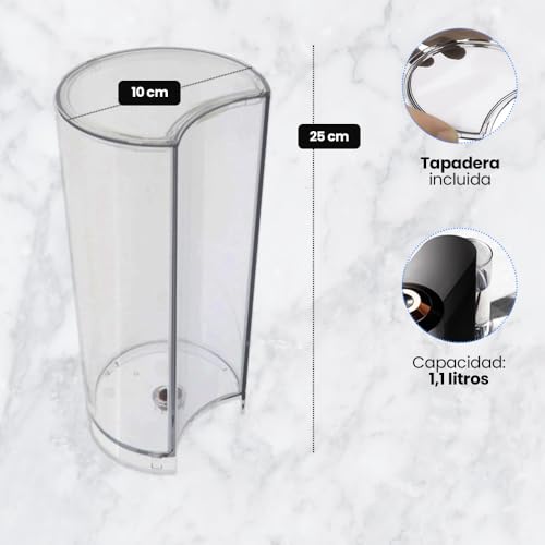 Anakel Home Replacement Water Tank Compatible with Nespresso Vertuo Next Coffee Maker, 1.1 Liter Capacity (Full Tank) - Image 3