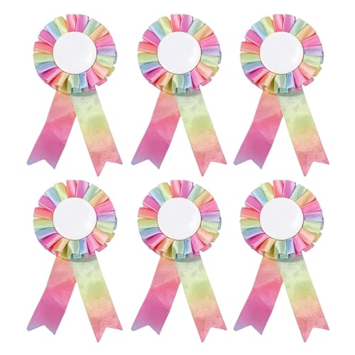 6 Stück Turnierschleifen,Turnierschleife Pferd,Turnierschleifen Pferde...