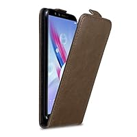Cadorabo Custodia Flip In Pelle Per Honor 9 Lite - Colore Bruno Caffè, Chiusura Magnetica, Portafoglio Con Scomparti - Protezione Completa
