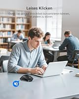 TECKNET Bluetooth kabellose Maus(BT 5.3/5.0+2,4G), Seitliches Mausrad – Ansicht 8