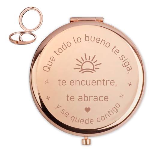 CDIXlmuz Presentes motivadores mulher, presente motivação, espelhos compactos