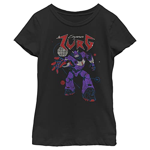 PIXAR Lightyear Metal Zurg Girls Short Sleeve Tee Shirt