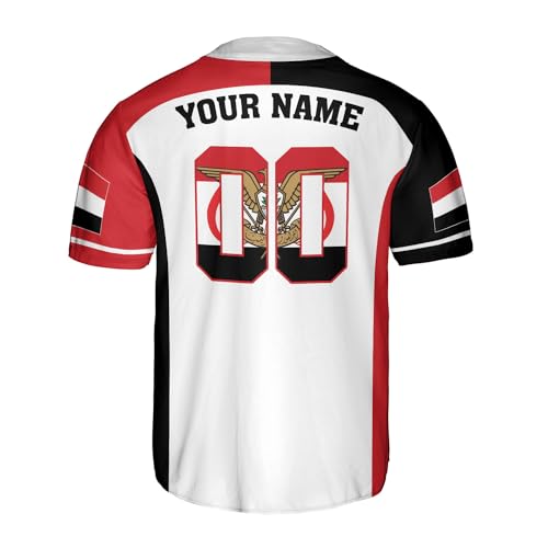 Camiseta de béisbol Yemen orgullo bandera Yemen para hombre miniatura 4