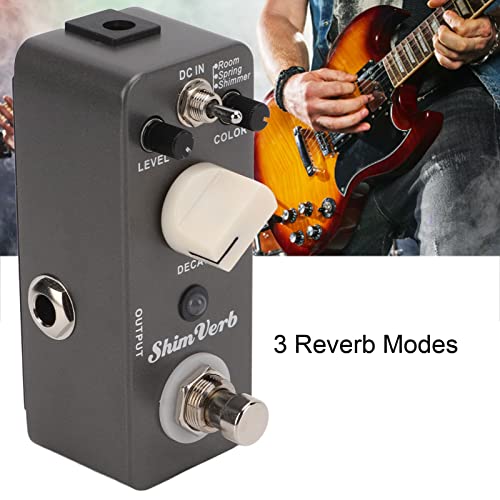 Pédales d’effets, boîtier métallique Single MRV1 ShimVerb Pédale d’effet guitare pour instrument - Les Beatles, Paul McCartney, John Lennon, RIngo Starr, George Harrison Pédales d'effets, boîtier métallique Single MRV1 ShimVerb Pédale d'effet guitare pour instrument – Image 6