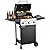 VEVOR Gas Grill, 3 Burner Propane Gas Grill with Spacious 338 SQ.In Grilling Area, Carbon Steel Enamel Grates, Outdoor 36,000 BTU Patio Garden BBQ Grills with Foldable Side Shelves, Carbon Steel