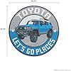 Amazon.com: Toyota FJ Cruiser Let's Go Places Round Metal Sign - Fun ...