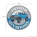 Toyota FJ Cruiser Let's Go Places Round Metal Sign - Fun Toyota Sign for Garage, Shop or Man Cave