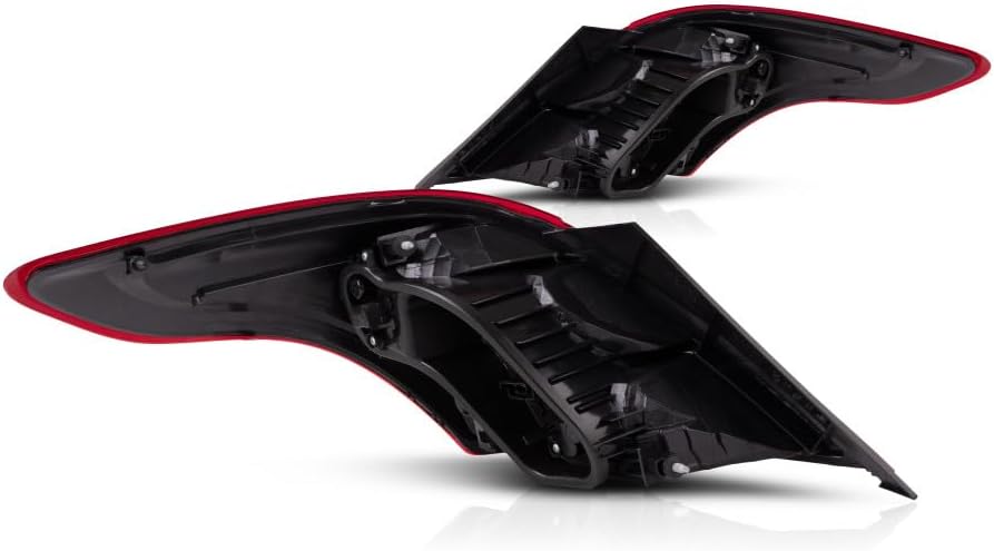 For Nissan Versa Tail Light Assembly 2012-2019 Driver and Passenger Side Pair Sedan NI2800194, NI2801194 | 265503AN0A, 265553AN0A