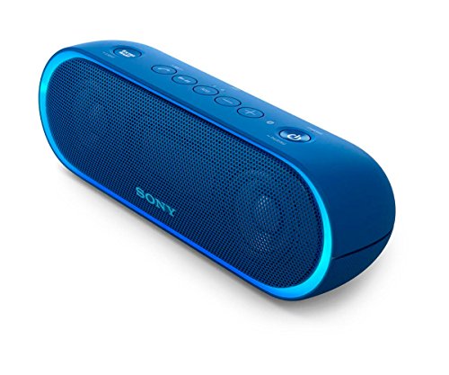 Sony SRS-XB20 Portable Wireless Speaker with Extra Bass and Lighting - Blue