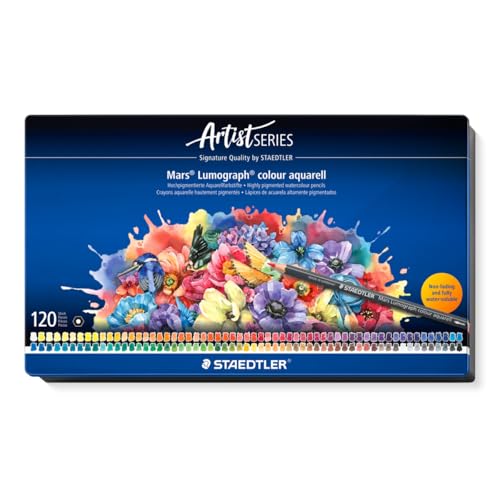 Lápices acuarelables de 120 colores STAEDTLER con diseño hexagonal 4