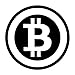 Produktbild SUPERSTICKI® Bitcoin Aufkleber Decal Hintergrund/Maße in inch Vinyl Sticker|Cars Trucks Vans Walls Laptop| Black |5.5 x 5.5 in|CCI1484