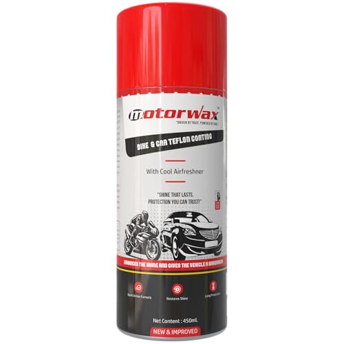 Image of Bike and Car Teflon Coating for Superior Paint Protection, Deep Gloss Finish, Scratch Resistance, Water Repellency, Long-Lasting Shine, Easy Application, Professional Detailing Results-450ML