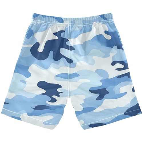Boys Swim Trunks Infant Baby Boy Stretch Swim Shorts Quick Dry Baby Kid Beach Shorts Swimwear 8T Camo Light Blue2