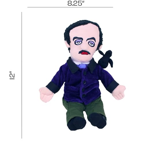 Muñeco Edgar Allan Poe 12 pulgadas peluche miniatura 5