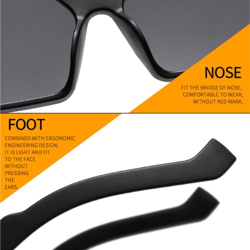 Lunettes de soleil thé léopard rétro style polygone à taille unique