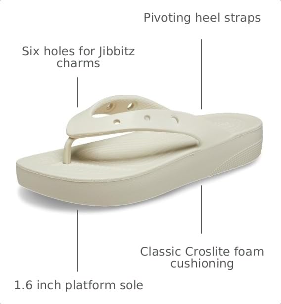 Image of Crocs Women's Platform Flip Flop Sandal