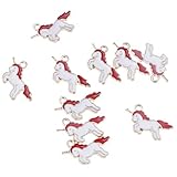 Pendentif en alliage en forme de licorne.