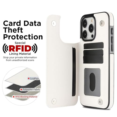 Étui iPhone 11 portefeuille marron, protection clapet et support