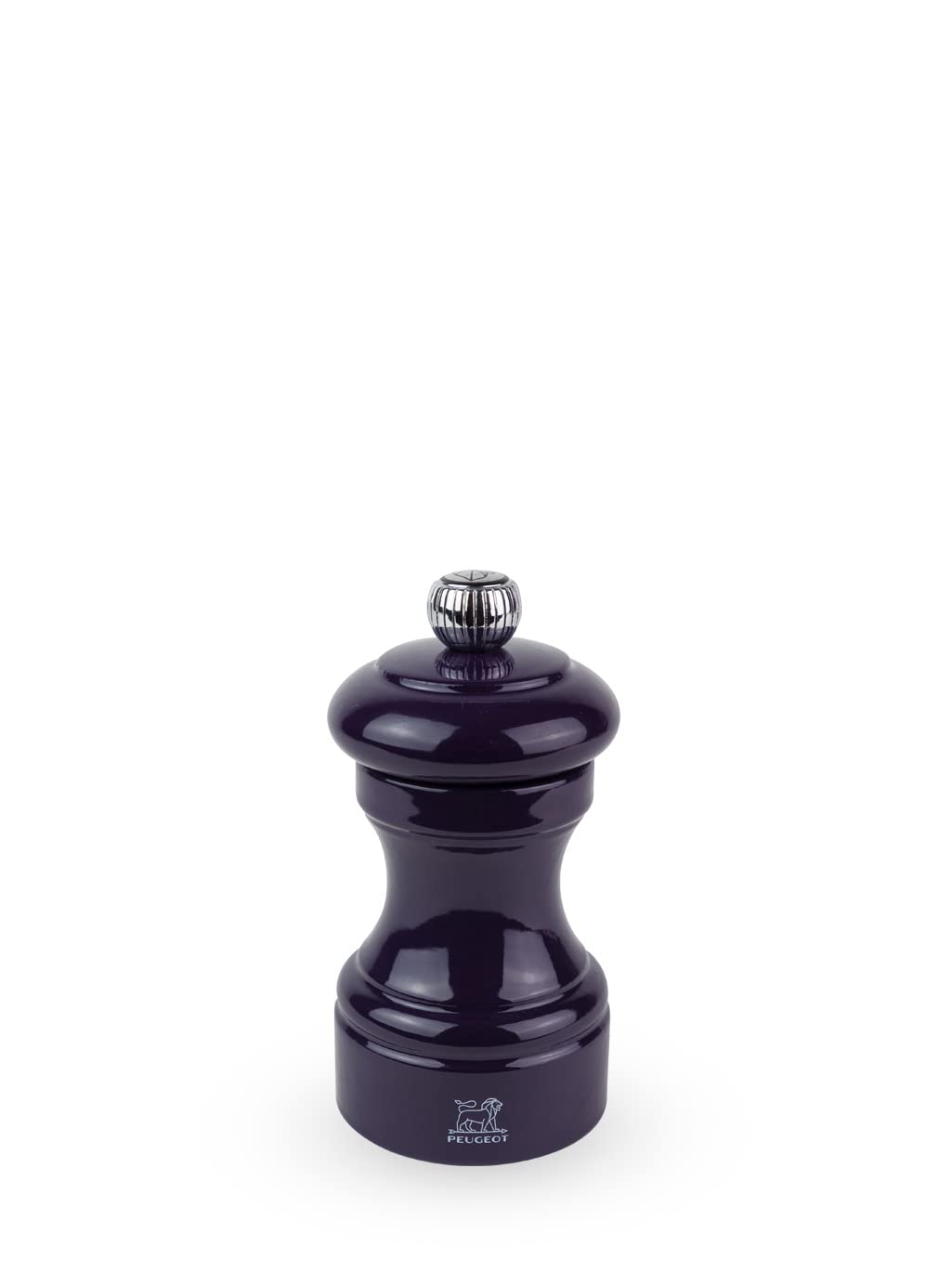 Peugeot Eggplant - Bistro 10 Cm Pepper Mill - Classic Pepper Grinder - Made With Pefc Certified Wood - Lifetime Guaranteed Mechanism - Made In France - Colour
