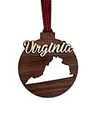 State Christmas Ornament - Walnut Christmas Tree Ornament (Virginia)
