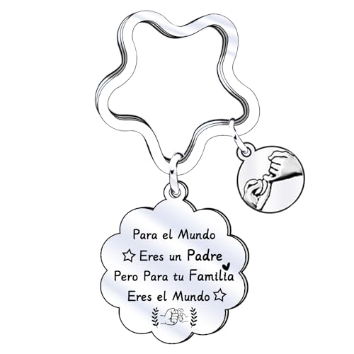 QTQTLP Chaveiro de pai presente para pai presente pai presentes dia do pai presente dia do pai presente dia do pai presente dia do pai presente dia do pai presentes pai presente de aniversário de pai,