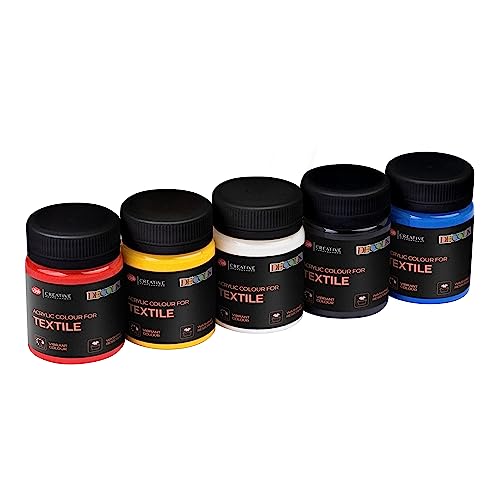 Decola - Red Classic Textile Colour 50ml, Rot, 1 ml (Pack of 1) - Image 3