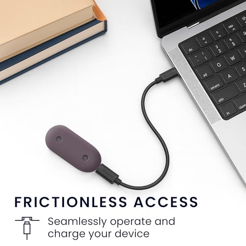 kwmobile KI Sprachrekorder Schutzhülle kompatibel mit NotePin Voice Recorder Hülle - Silikon Case für AI Diktiergerät - Lavendel